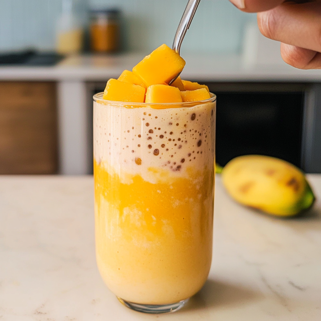 Mango Sticky Rice Smoothie
