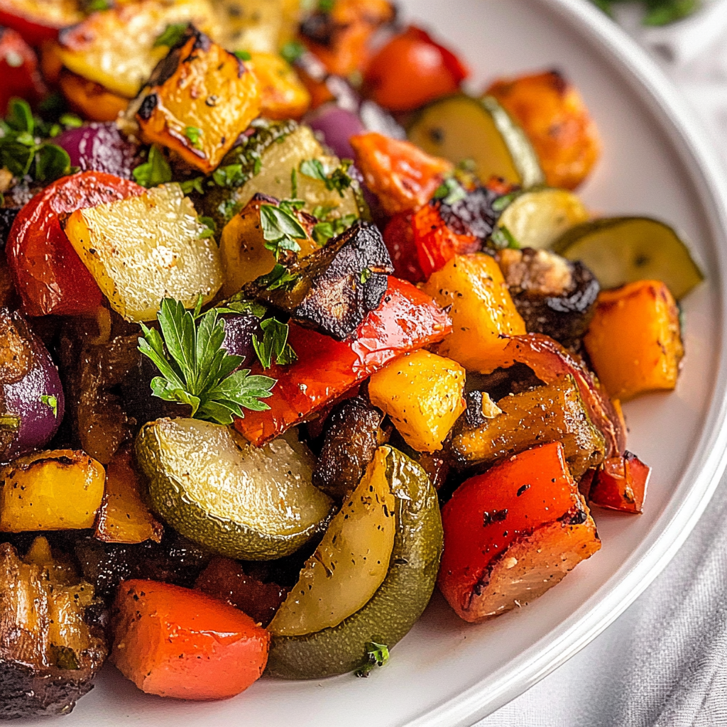 Mediterranean Roasted Vegetables Salad
