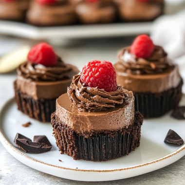 Mini Chocolate Cheesecakes