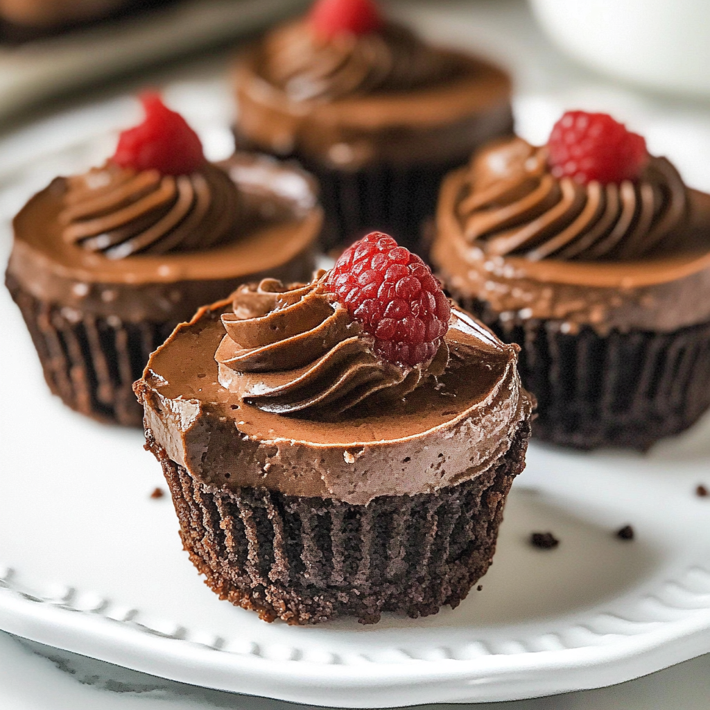 Mini Chocolate Cheesecakes