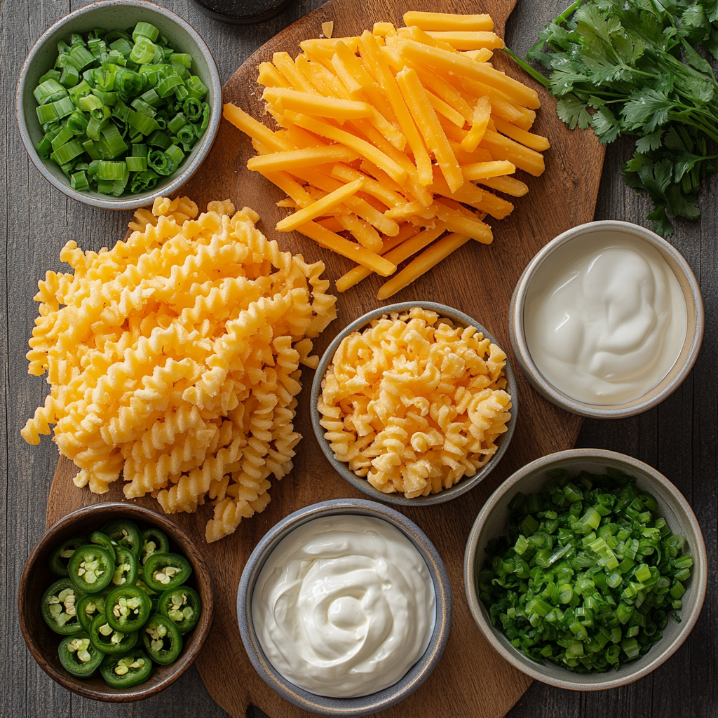 Nacho Cheese Fries ingredients