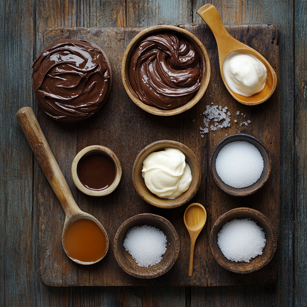 Nutella Mousse Cups ingredients