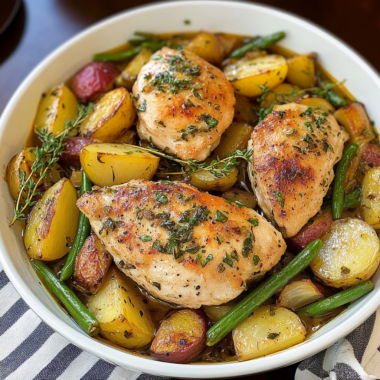 One Pan Garlic Chicken