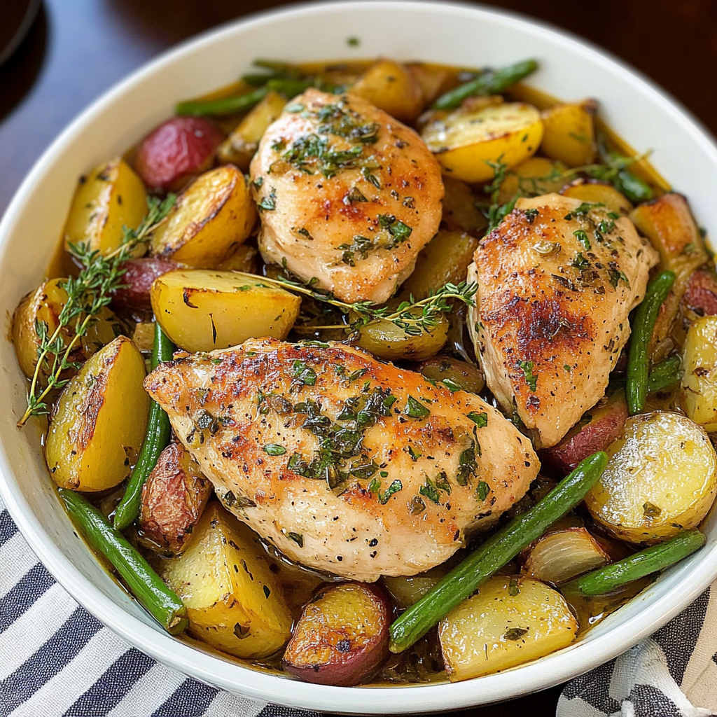 One Pan Garlic Chicken