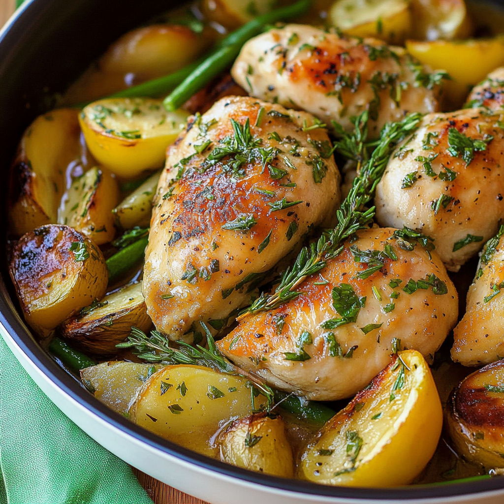 One Pan Garlic Chicken