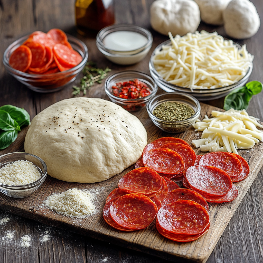 Pepperoni Bread ingredients