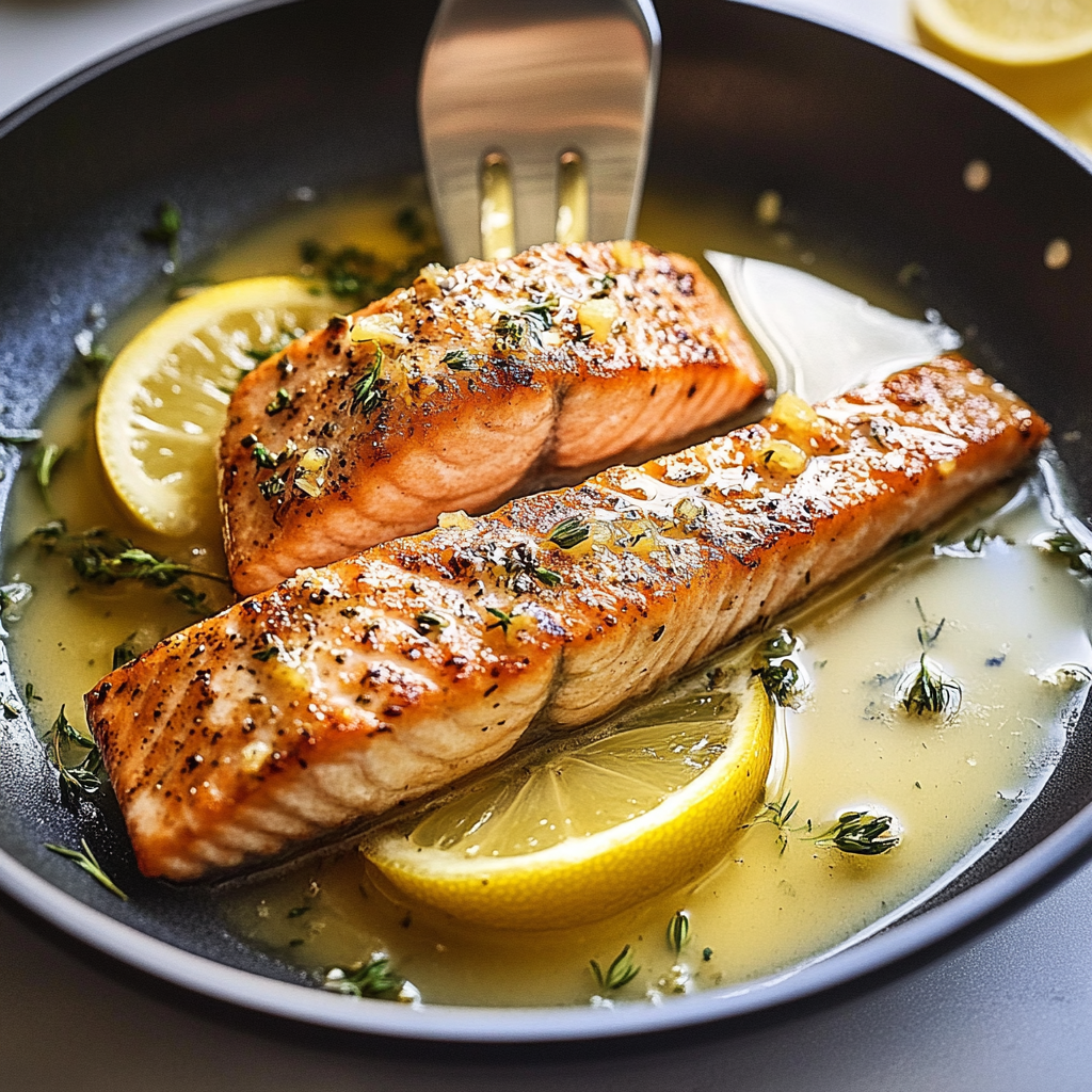 Salmon with Lemon Butter