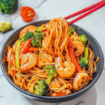 Shrimp and Veggie Lo Mein