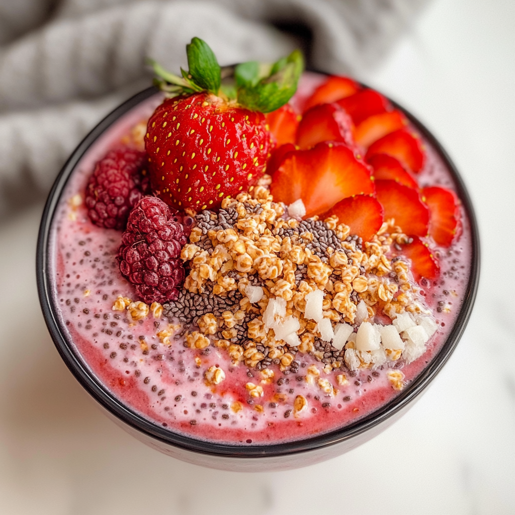 Strawberry Chia Pudding