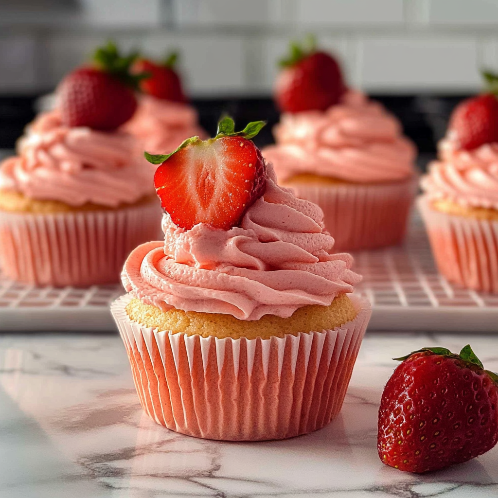 Strawberry Cupcakes