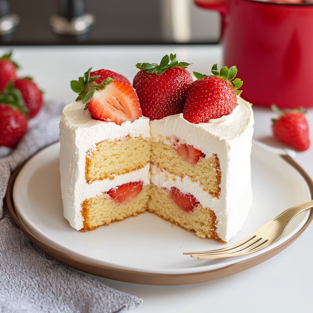 Strawberry Shortcake Cake