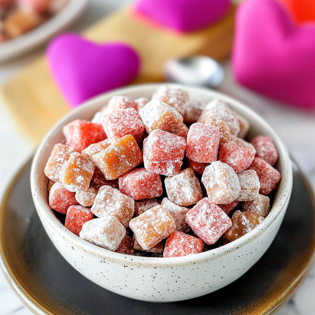Valentine's Day Puppy Chow