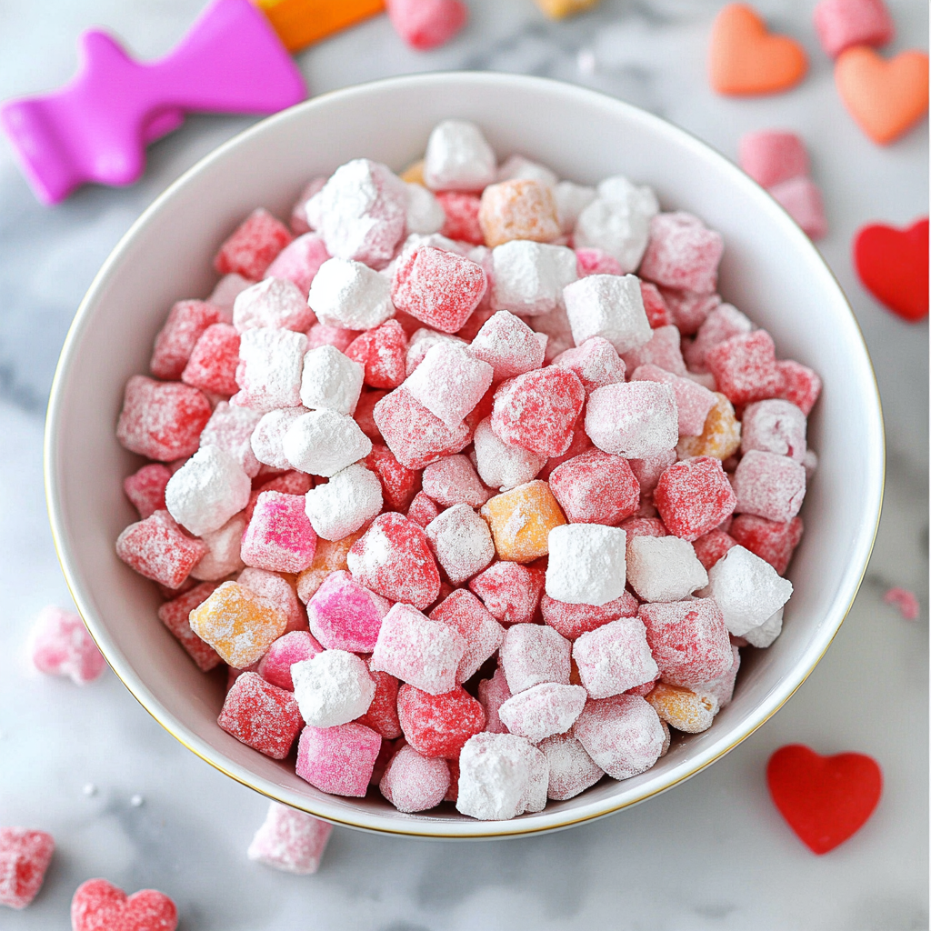Valentine's Day Puppy Chow