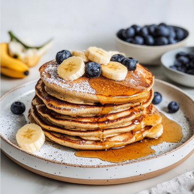 Vegan Banana Blender Pancakes