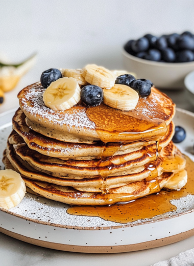 Vegan Banana Blender Pancakes
