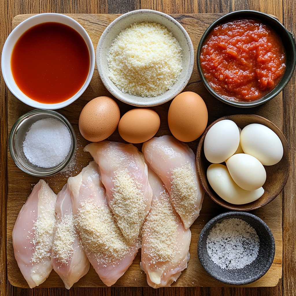 air fryer chicken parmesan ingredients