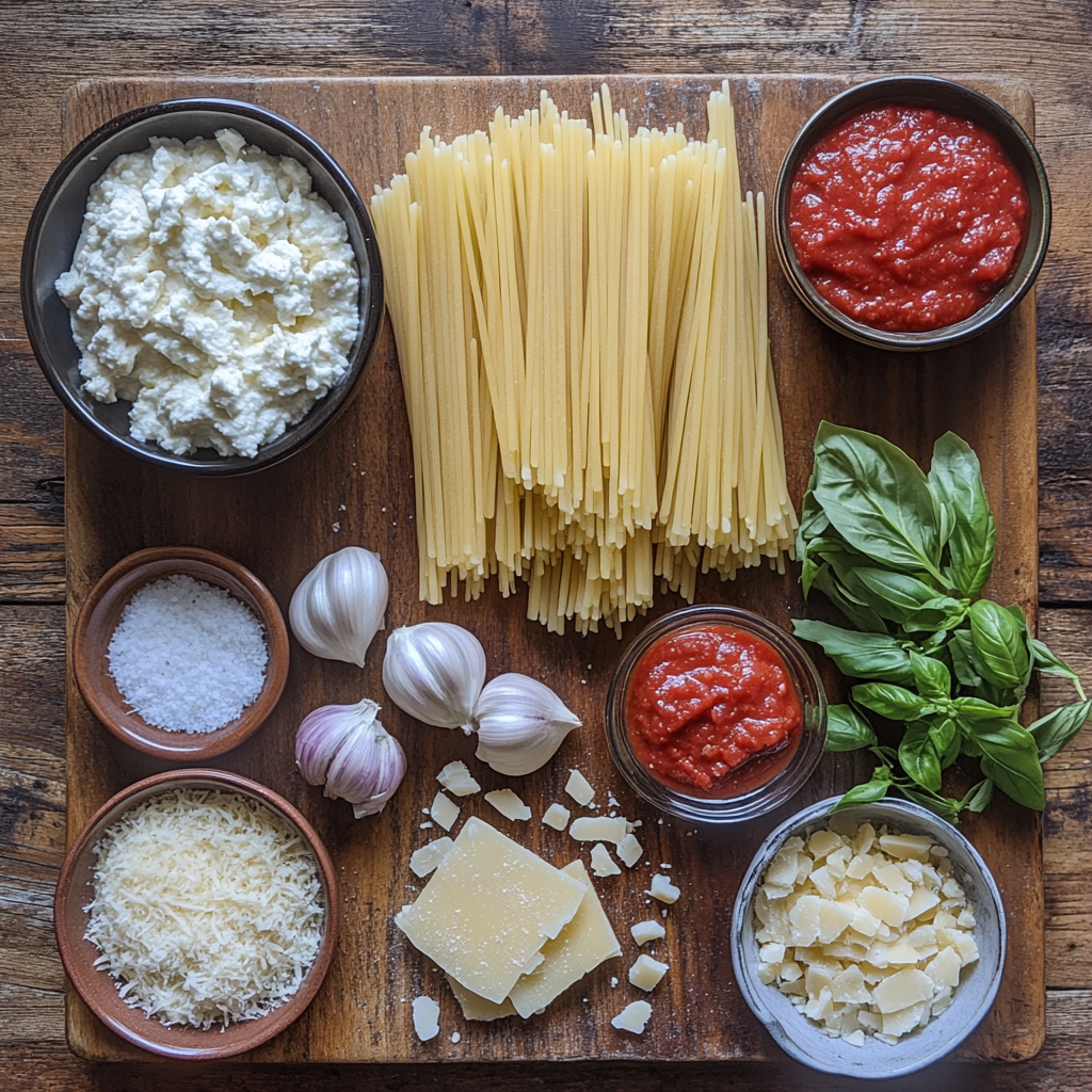 baked ziti ingredients