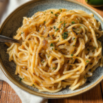 caramelized onion pasta