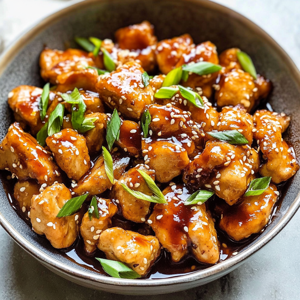 honey garlic chicken
