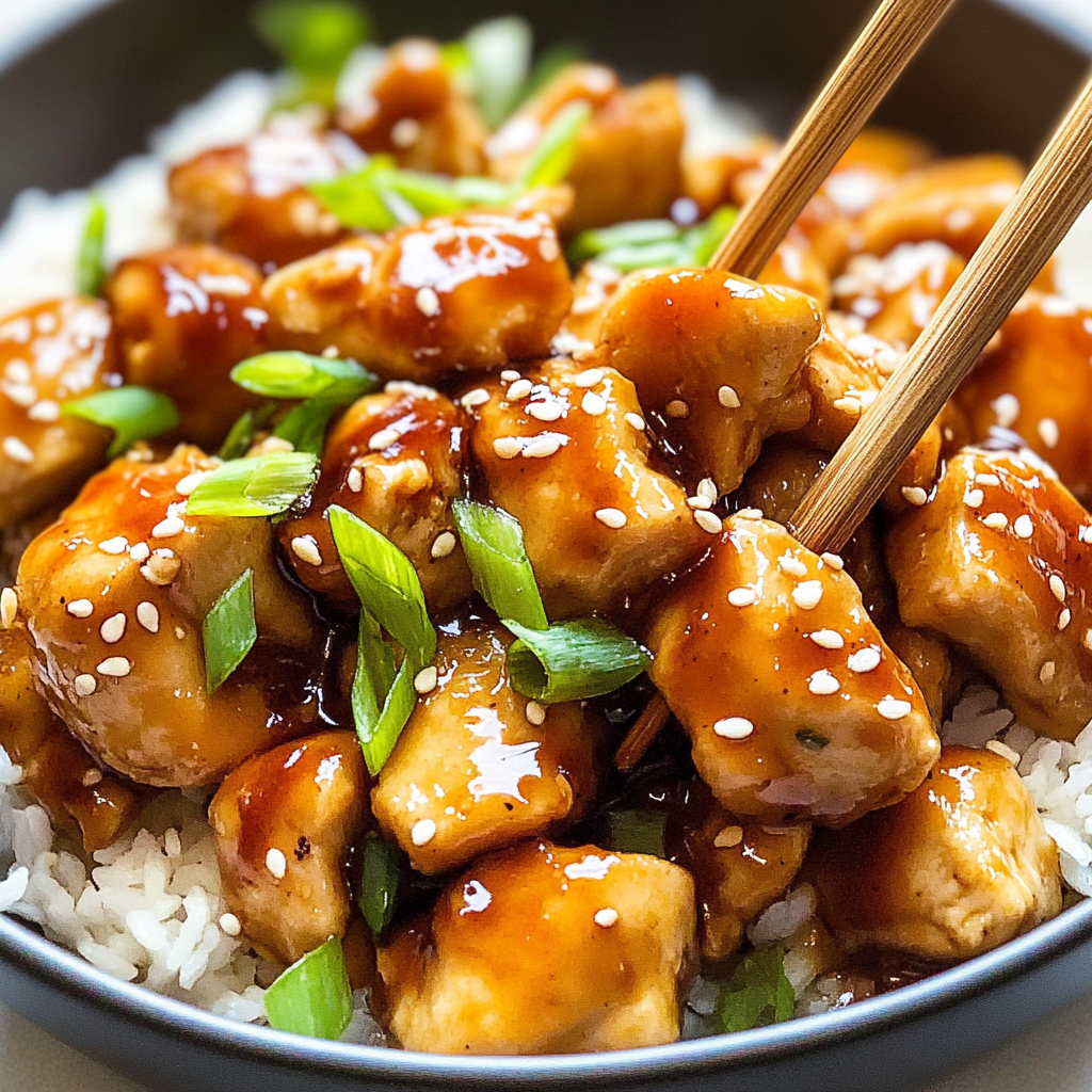 honey garlic chicken