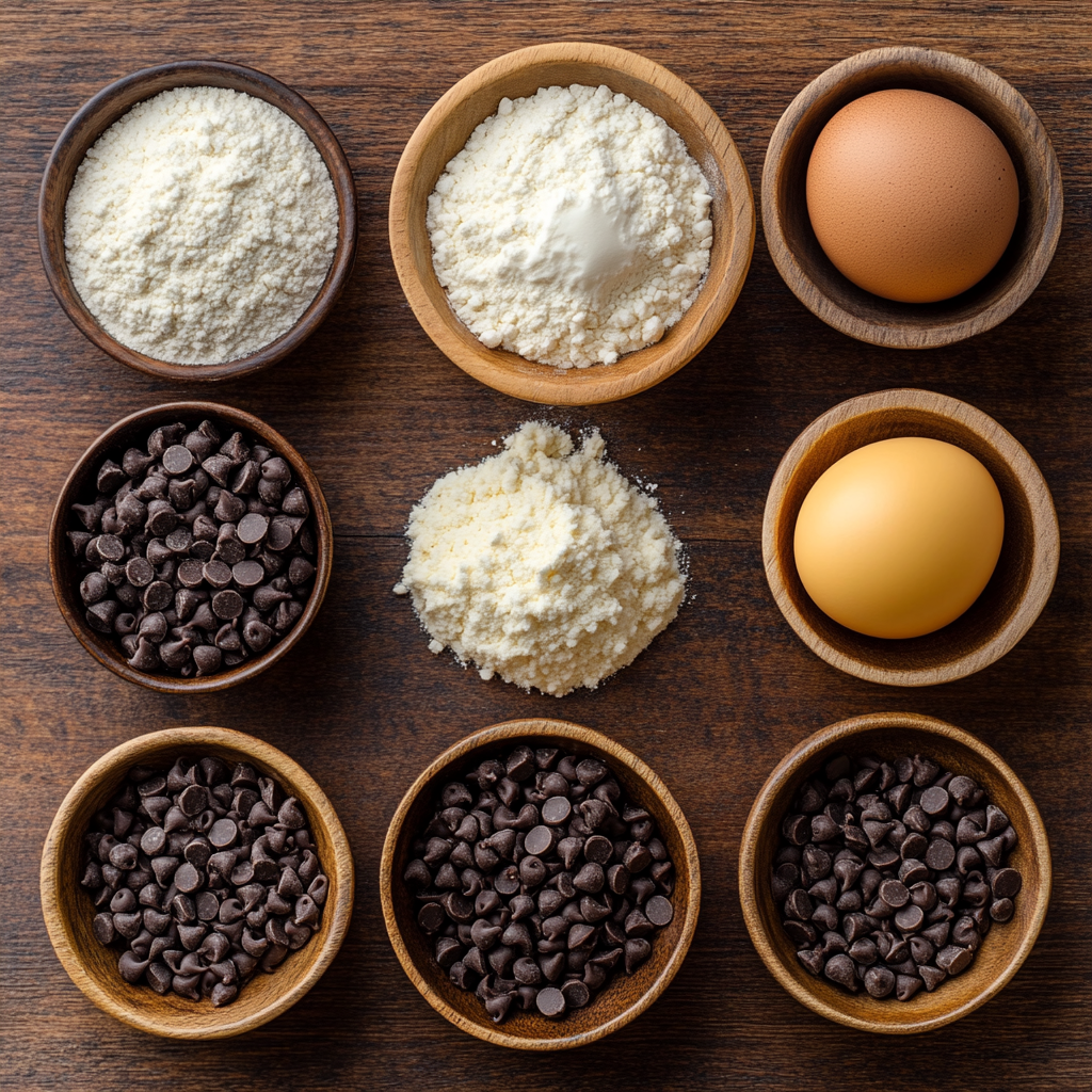 mini chocolate chip cookies ingredients