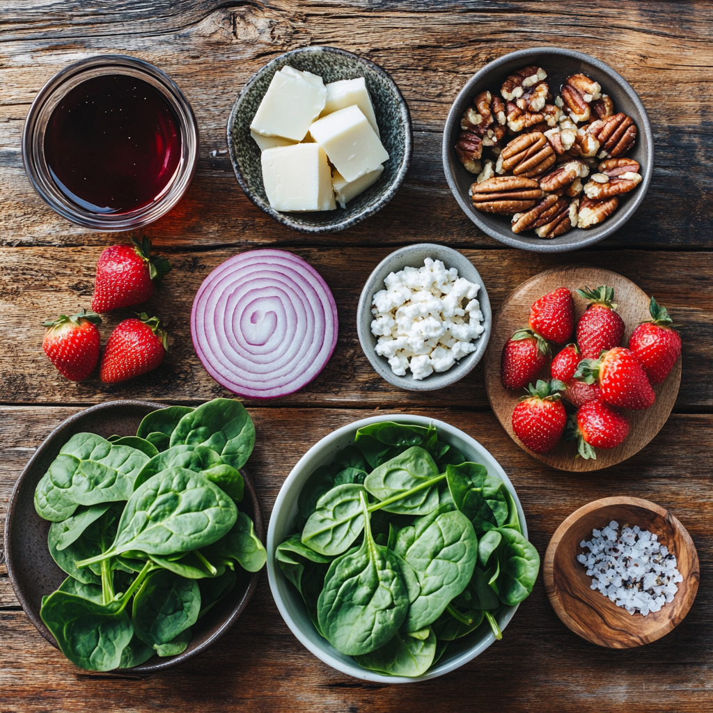 Strawberry Spinach Salad