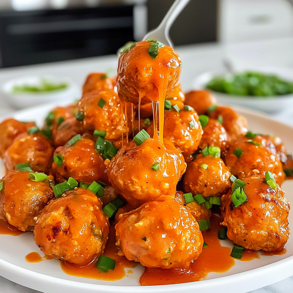Buffalo Chicken Meatballs