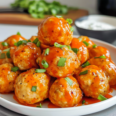 Buffalo Chicken Meatballs
