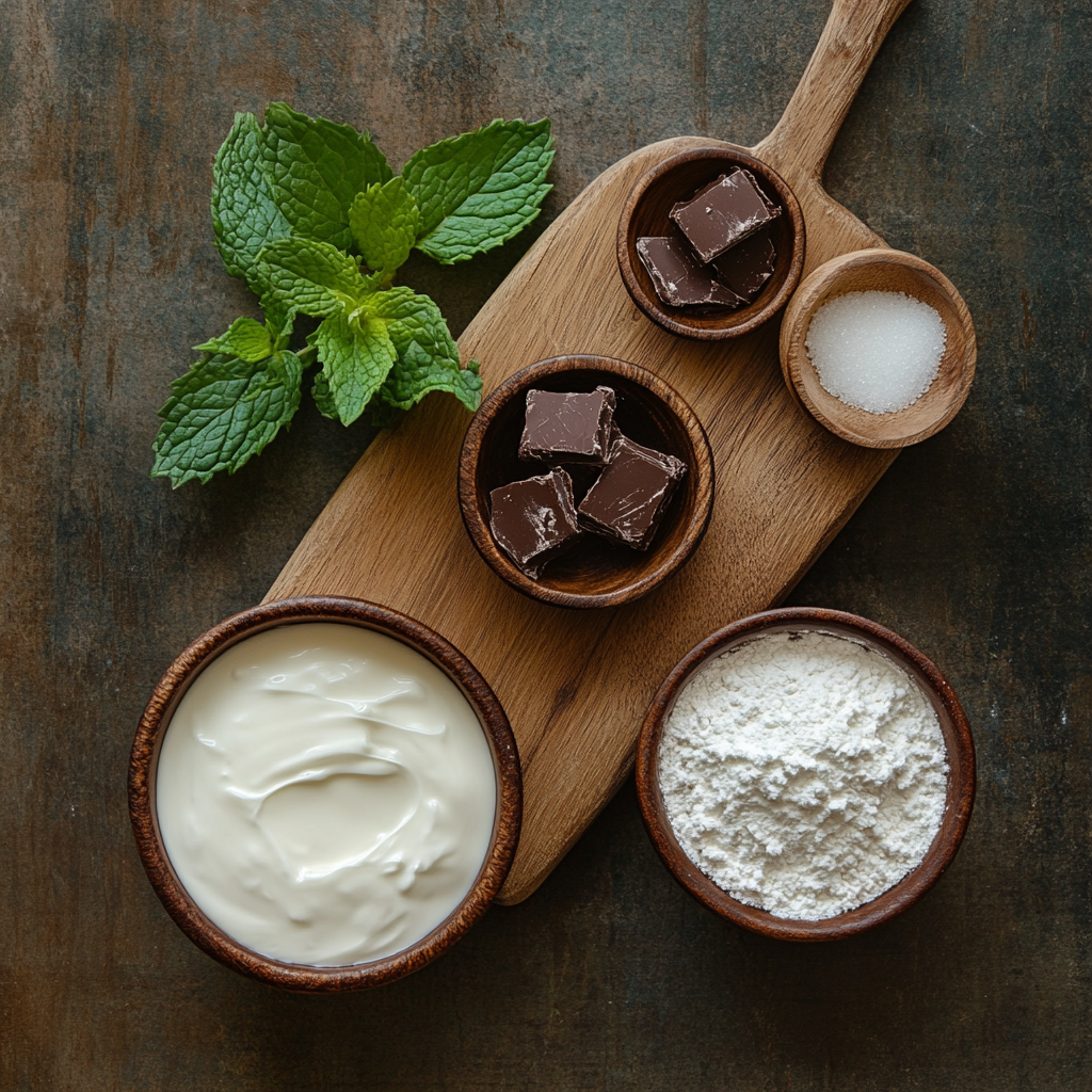 Andes Mint Chocolate Dip ingredients