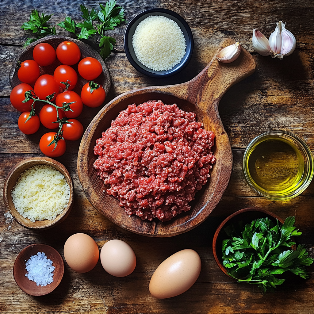 Best Italian Meatballs ingredients