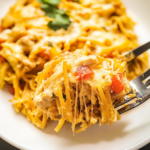 Cheesy Chicken Spaghetti Casserole