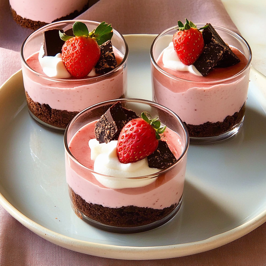 Chocolate-Covered Strawberry Mousse