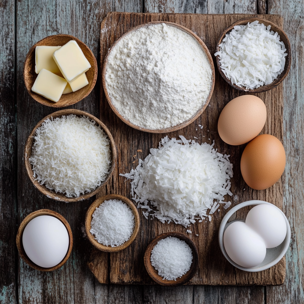 Coconut Easter Cake ingredients