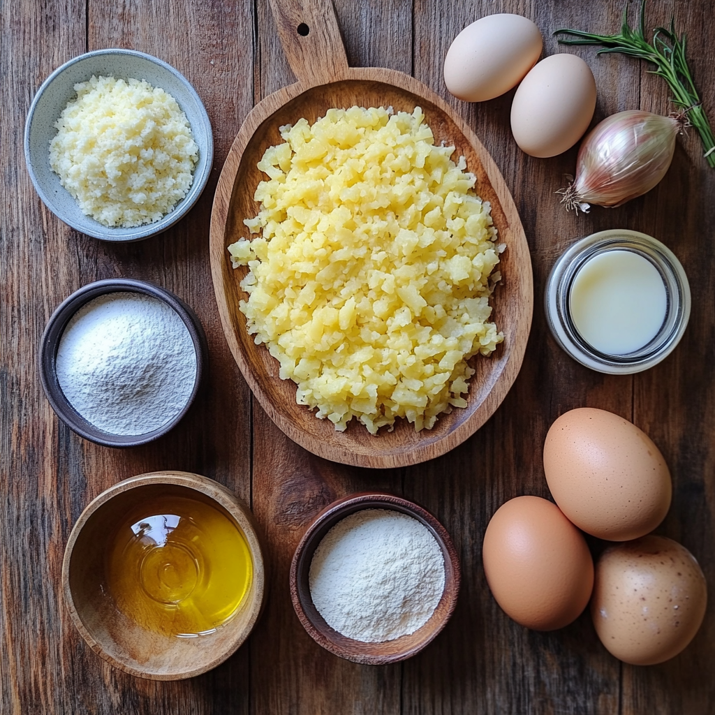 Crispy Easy Potato Pancakes ingredients