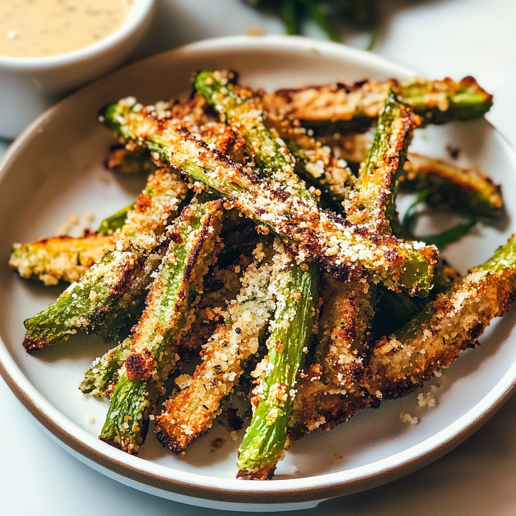 Crispy Parmesan Broccoli Stem Fries