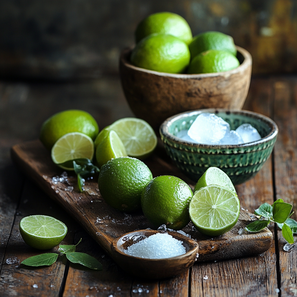 Easy Homemade Limeade Recipe ingredients