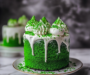 Green Velvet Cake And Cupcakes