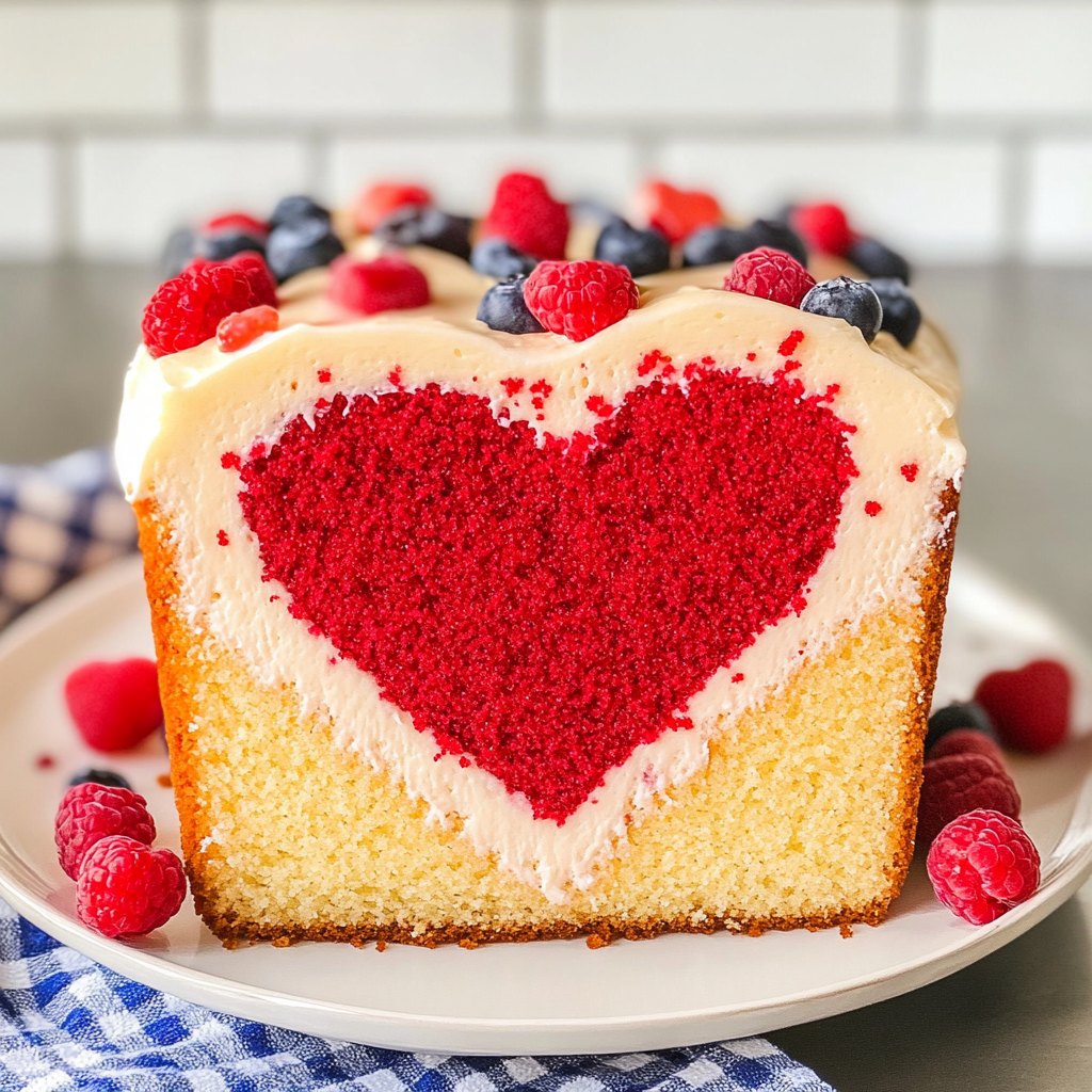 Hidden Heart Cake