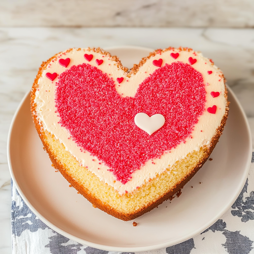 Hidden Heart Cake