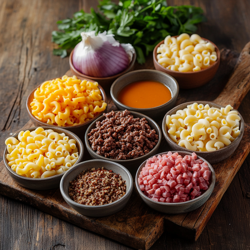 Homemade Hamburger Helper ingredients