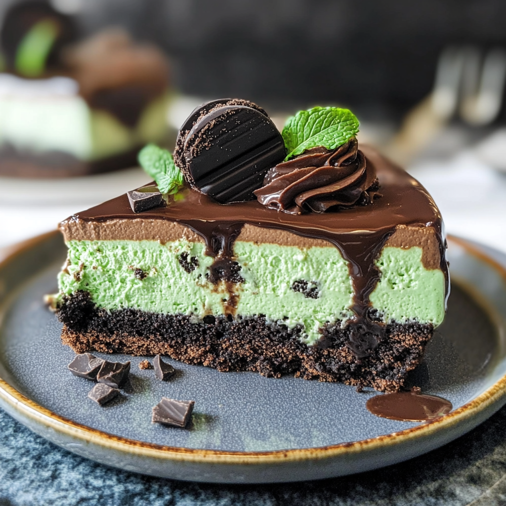 Mint Chocolate Cheesecake