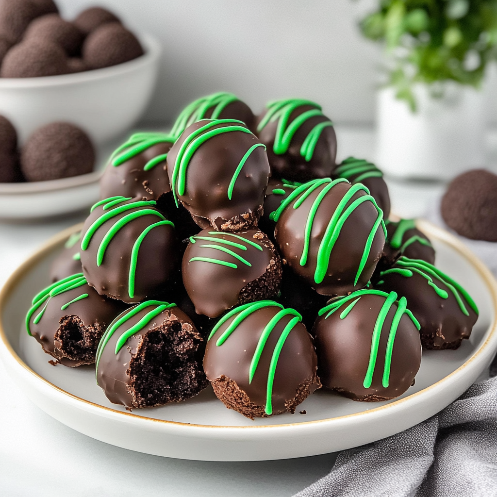 Oreo Mint Chocolate Truffles