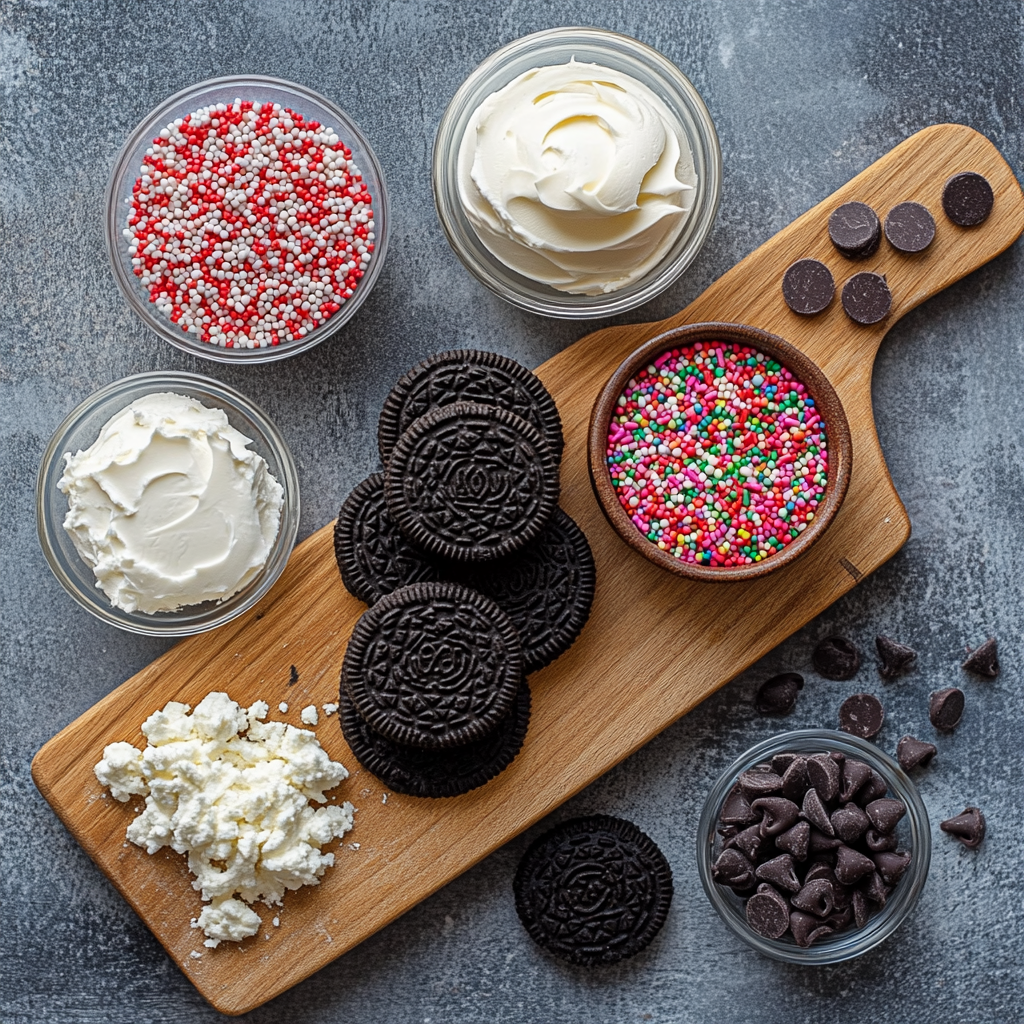 Oreo Mint Chocolate Truffles ingredients