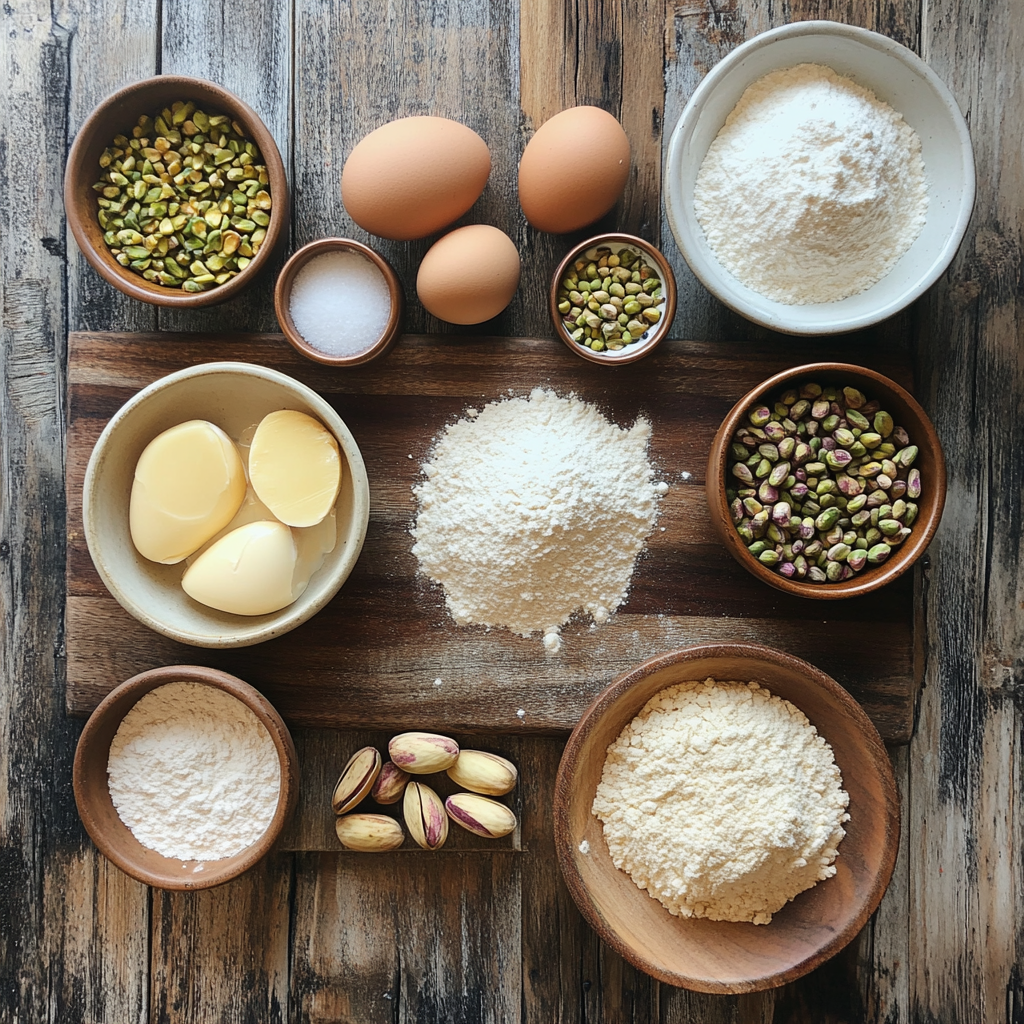 Pistachio Bread ingredients