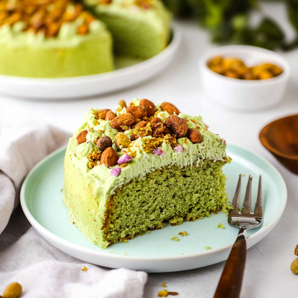 Pistachio Pudding Cake (Watergate Cake)
