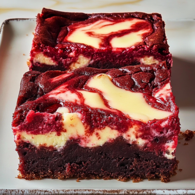 Red Velvet Cheesecake Brownies
