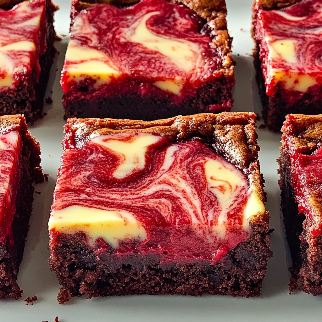 Red Velvet Cheesecake Brownies