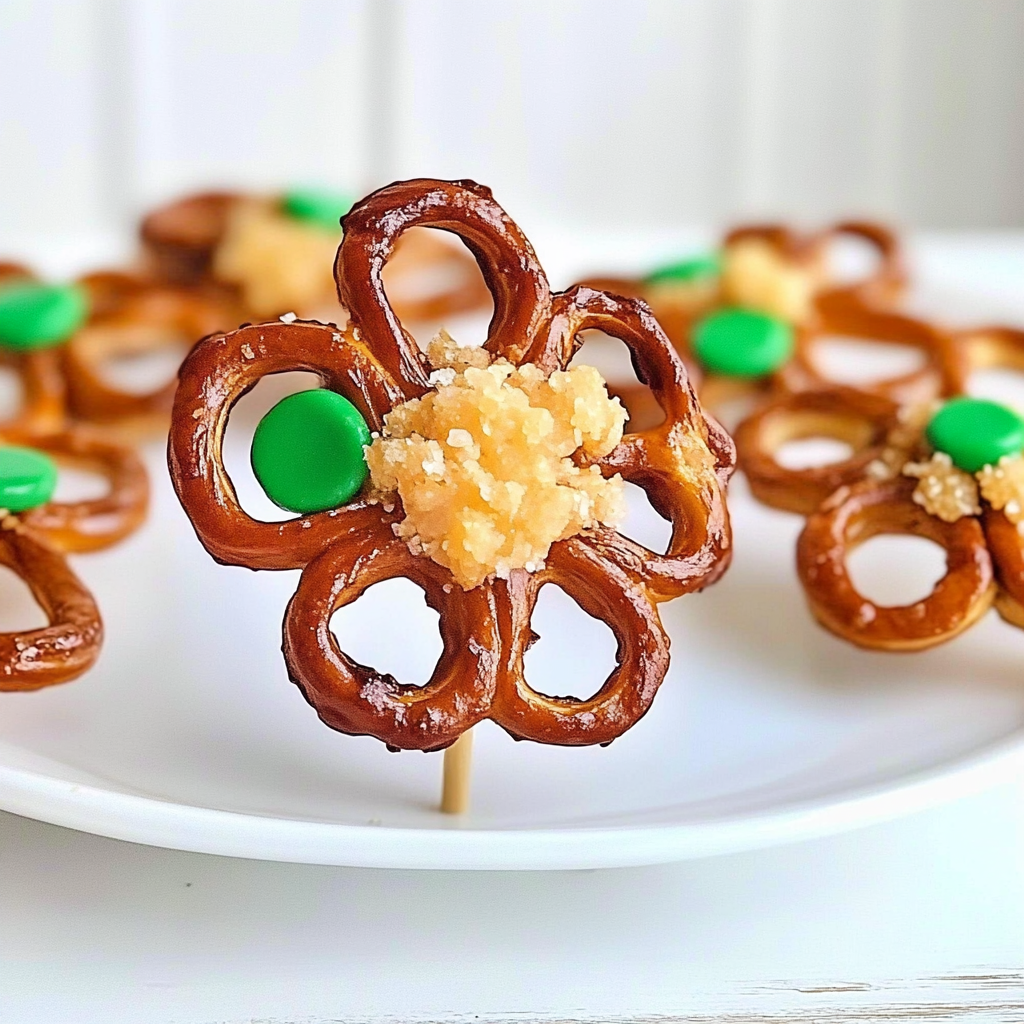 Shamrock Pretzel Bites