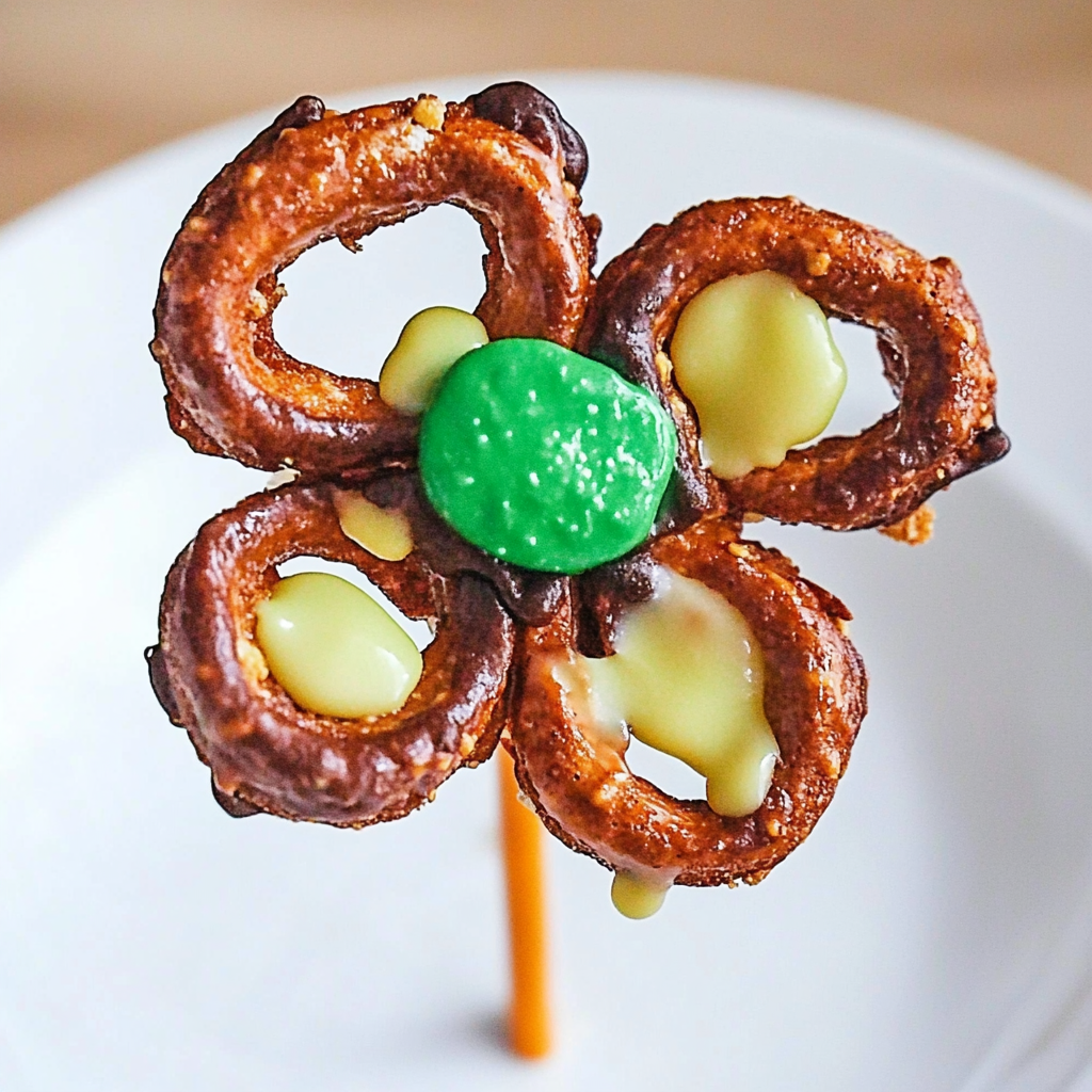 Shamrock Pretzel Bites