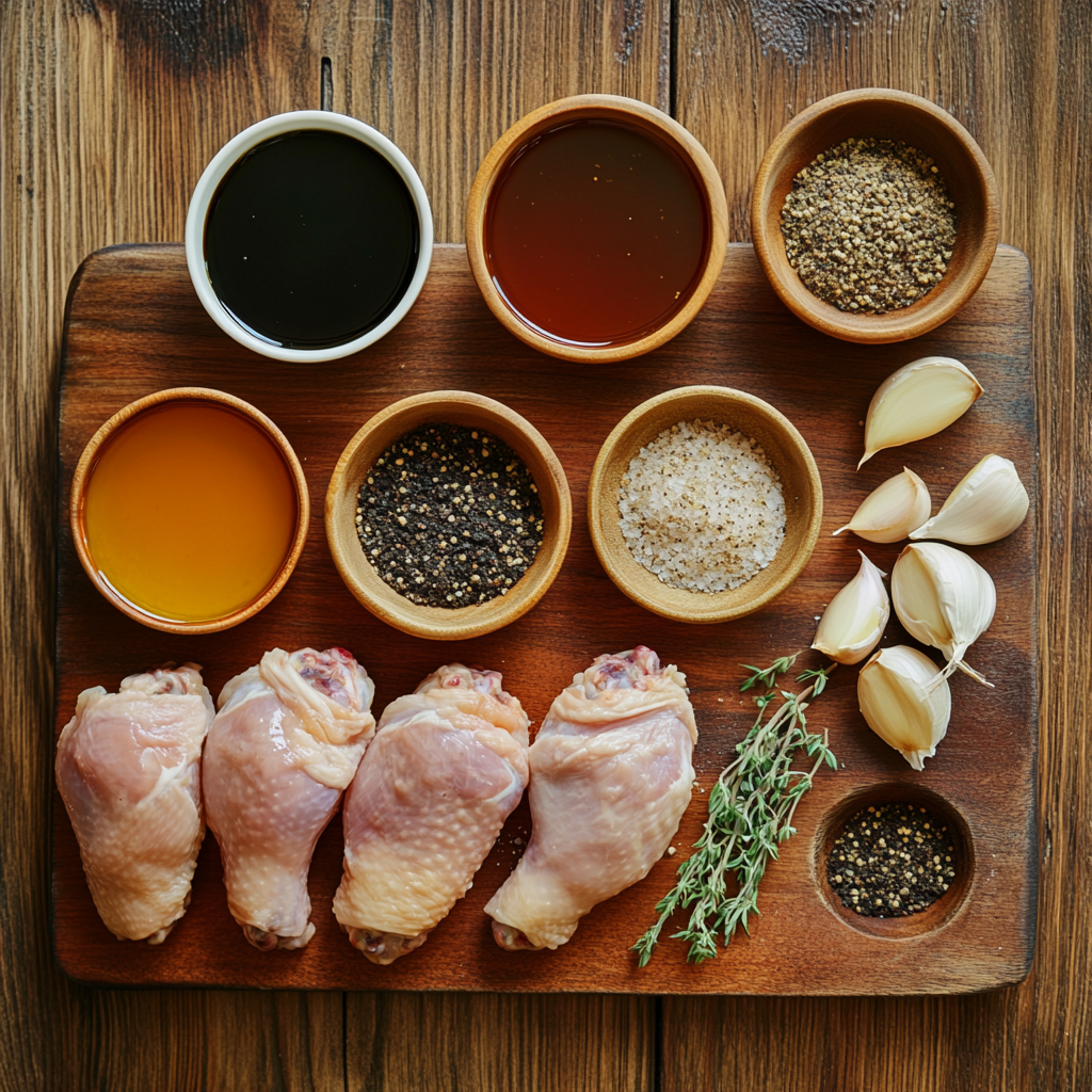 Slow Cooker Chicken Legs ingredients